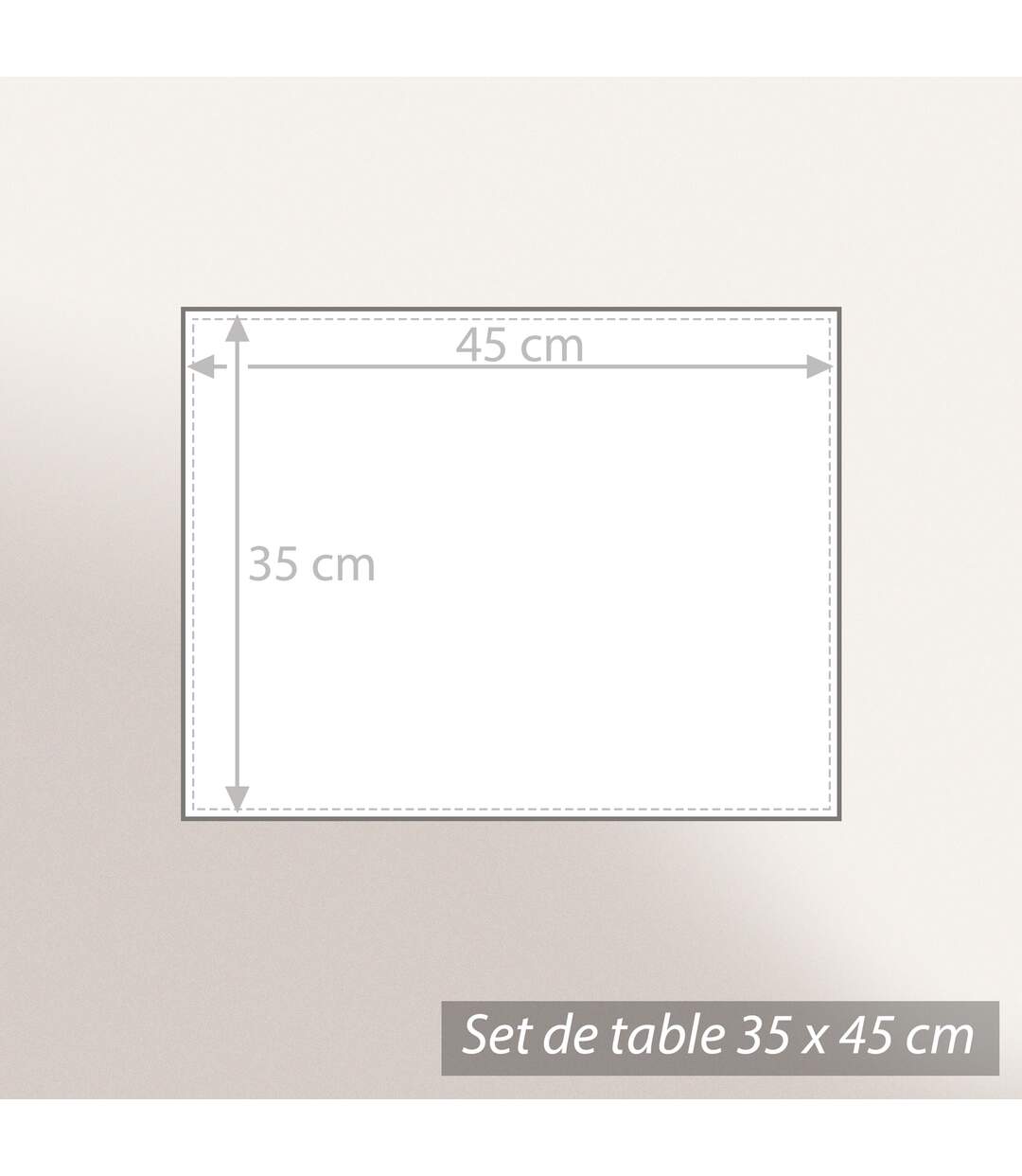 Lot de 2 sets de table enduit AMANDIER-5