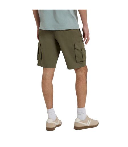 Mens Haze Organic Cargo Shorts Green Animal