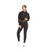 Sweat À Capuche Jacklight Femme Noir Crosshatch-1