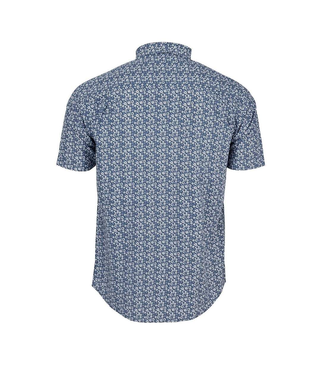 Chemise Manches Courtes Motif/style Floral Homme Bleu Ben Sherman-2