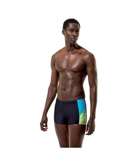 Mens Dive Colour Block Swimming Trunks Anthracite Teal Speedo