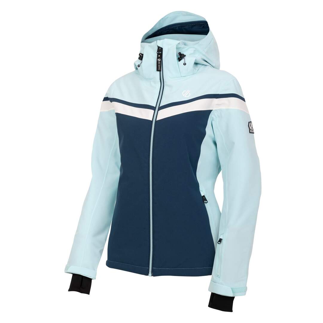 Blouson de ski flurry femme turquoise pâle / denim sombre Dare 2B-3