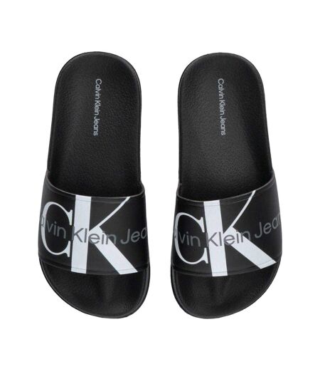 Claquettes Motif/style Logo Adulte Noir Calvin Klein