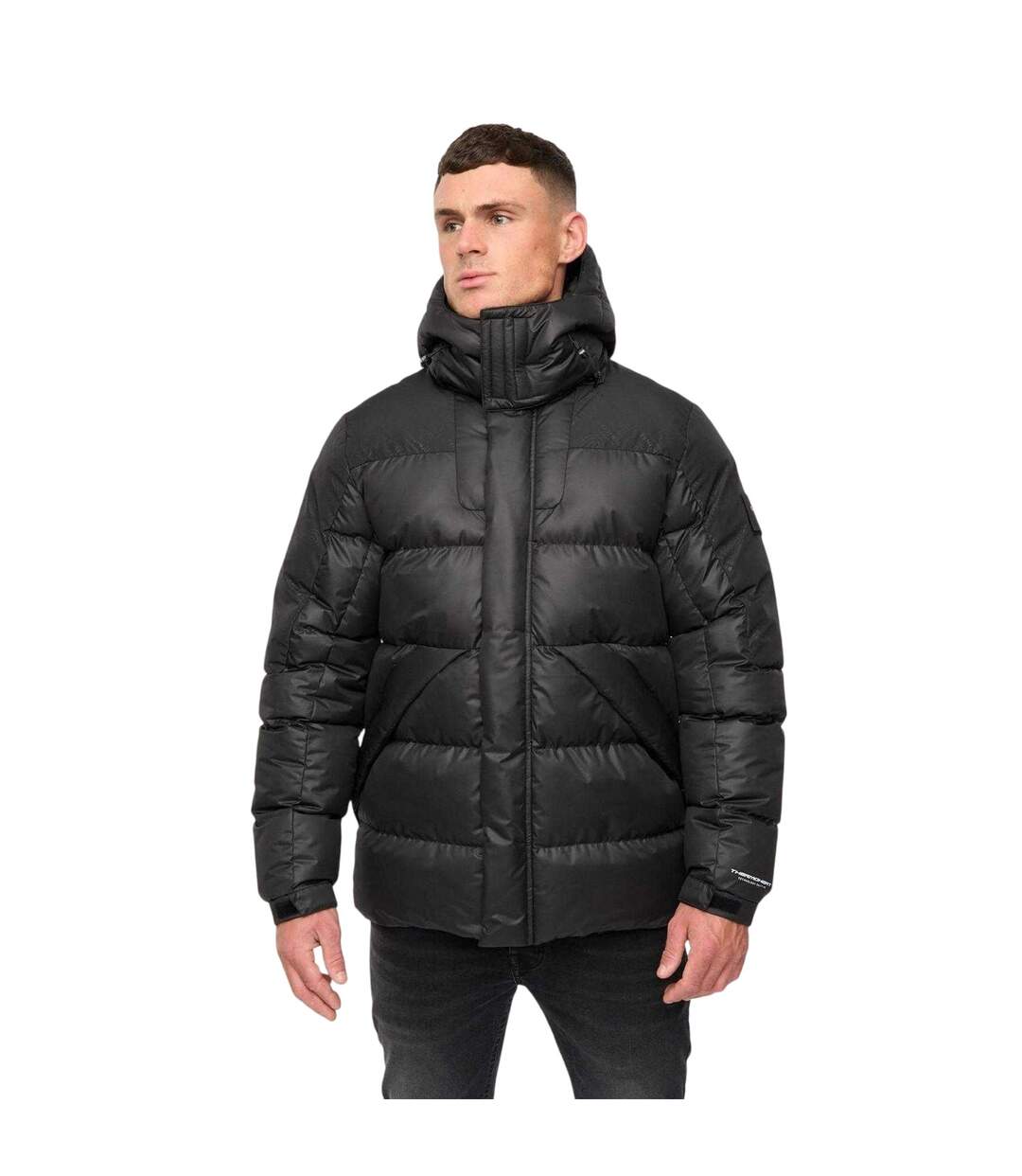 Doudoune Homme Noir Crosshatch-2