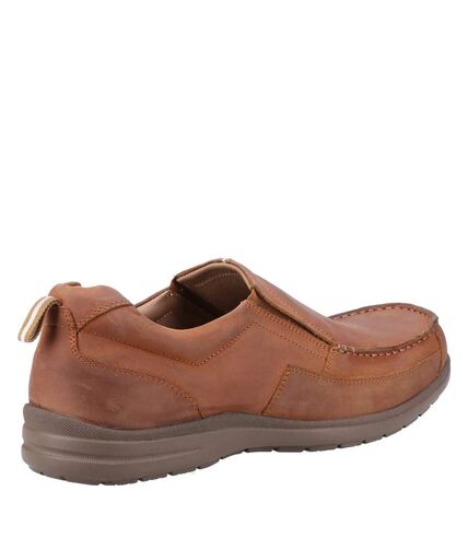 Fleet & Foster Mens Paul Leather Casual Shoes (Tan) - UTFS9961