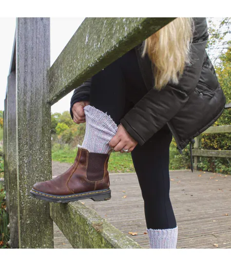 Lot de 6 paires de chaussettes en alpaga pour femme