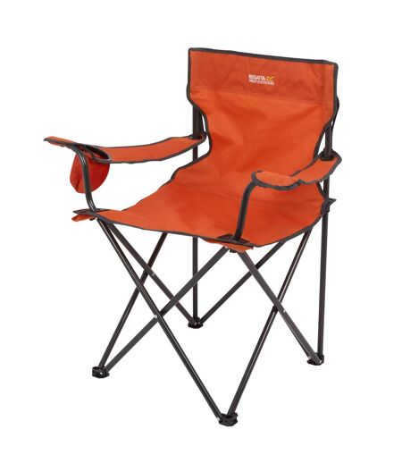 Regatta Isla Lightweight Camping Chair (Rusty Orange/Ebony) (One Size) - UTRG10023