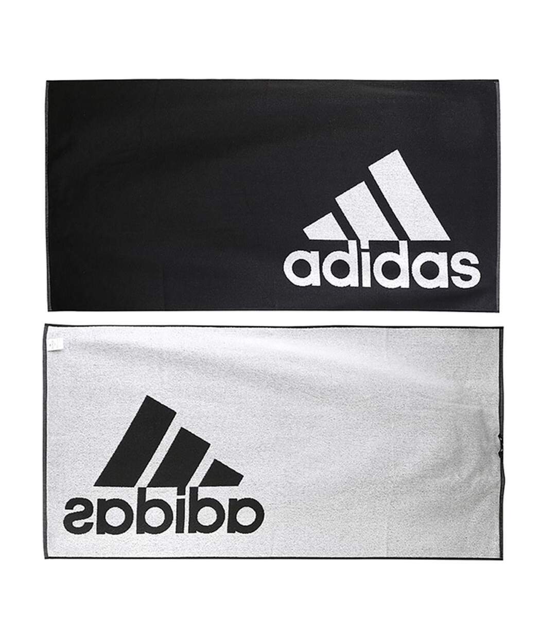 Serviette noire homme adidas towel - taille unique-2