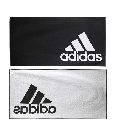 Serviette noire homme adidas towel - taille unique