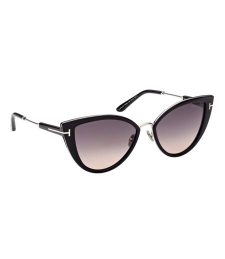 Lunettes De Soleil Anjelica-02 Femme Taille Unique Noir Brillant Tom Ford