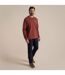T-shirt Manches Longues Motif/style Logo Dillisk Homme Rouge Sombre Imprimé Craghoppers-1