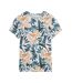 Womens/ladies Floral T-shirt Cream Ted Baker-2