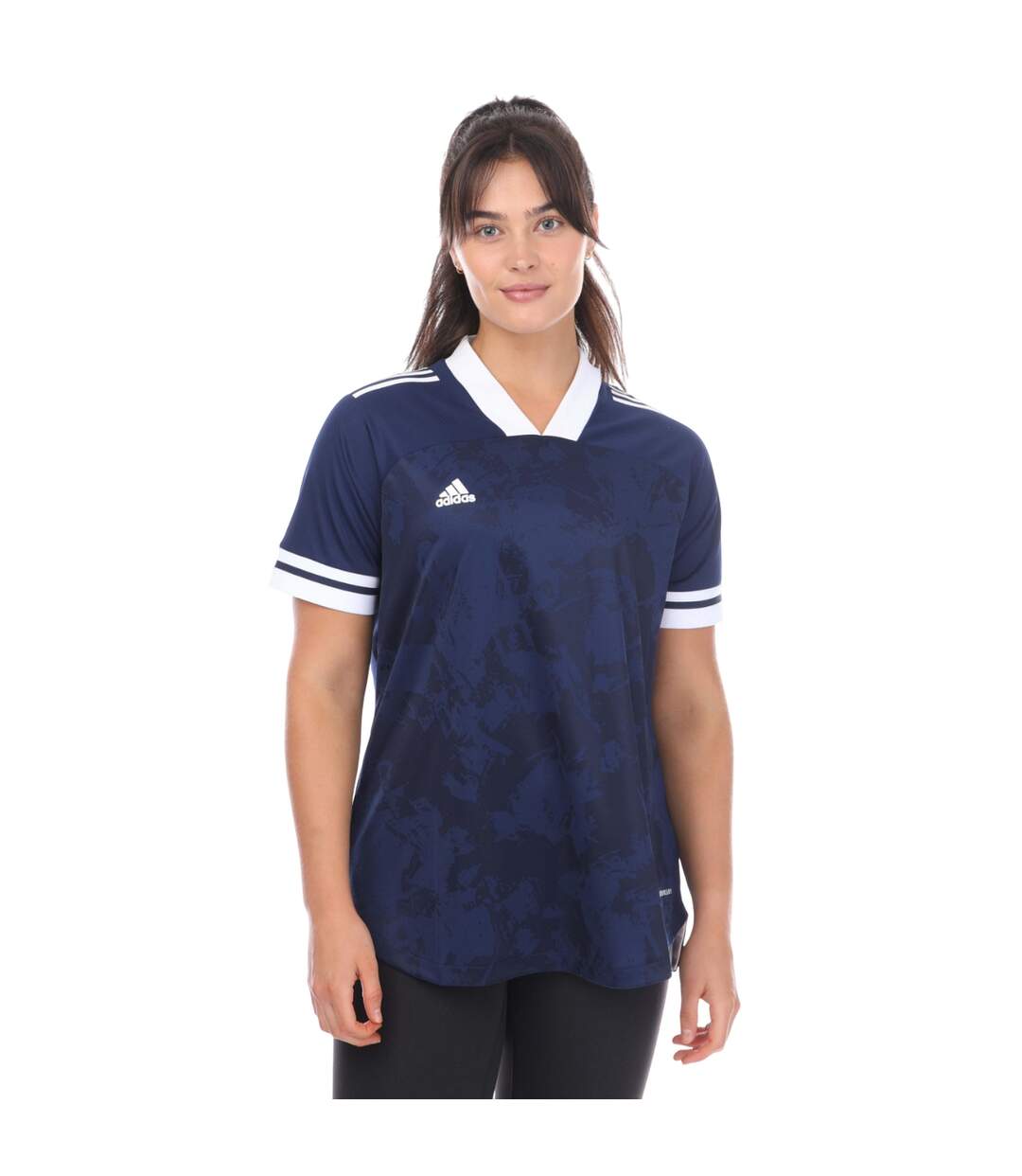 Womens/ladies Condivo 20 Jersey Navy White Adidas-1