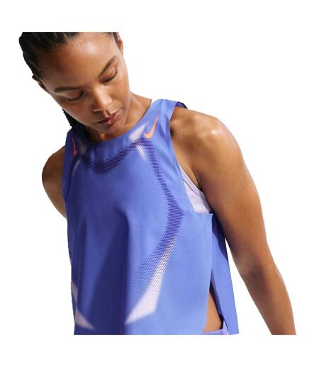 Débardeur Aeroswift Femme Saphir Rouge Vif Nike