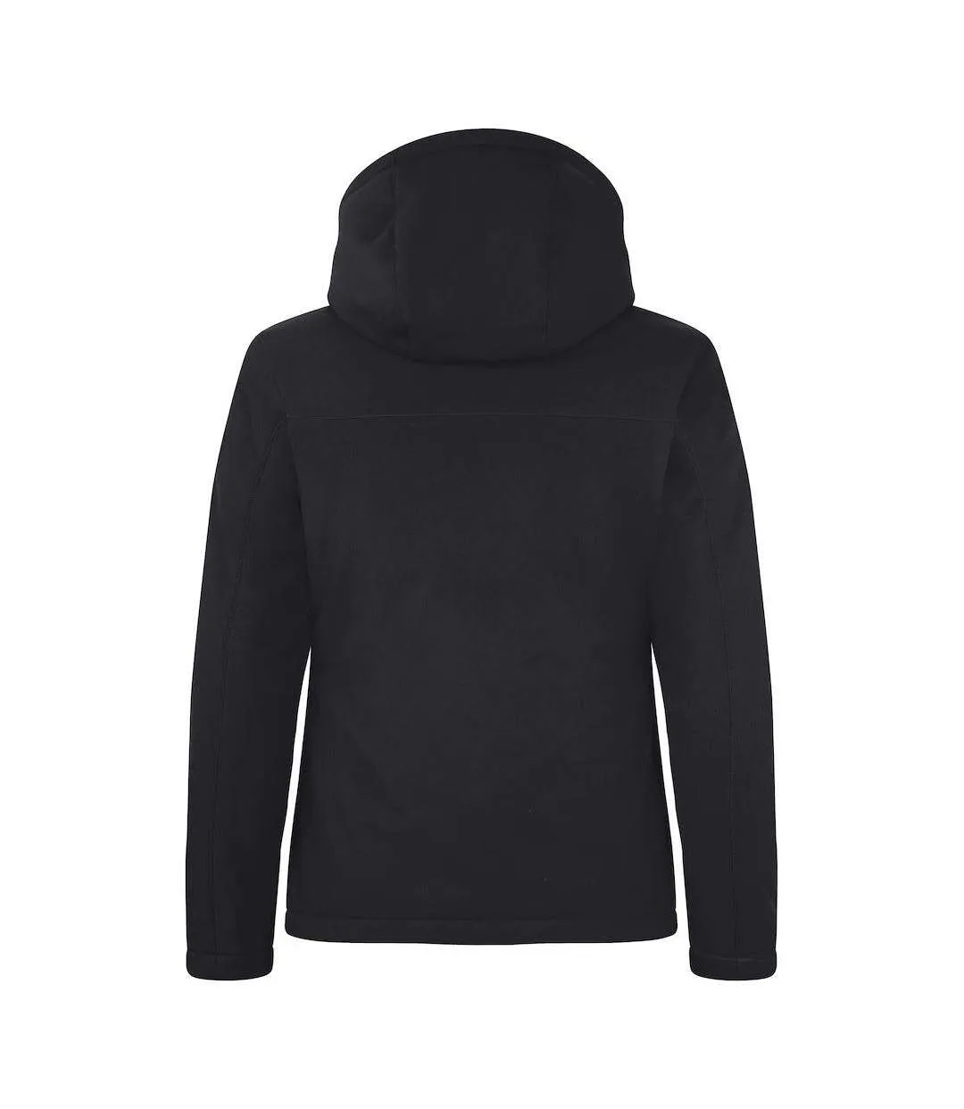 Womens/ladies Padded Soft Shell Jacket Black Clique-2