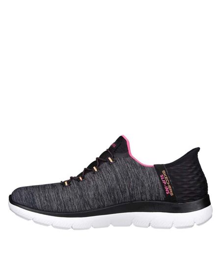 Skechers Womens/Ladies Dazzling Haze Sneakers (Black/Multicolored) - UTFS10045