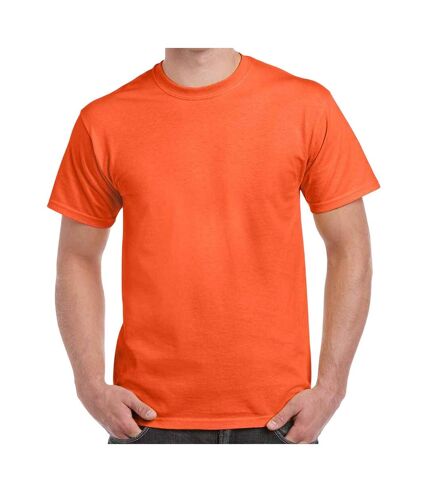 T-shirt manches courtes homme orange Gildan