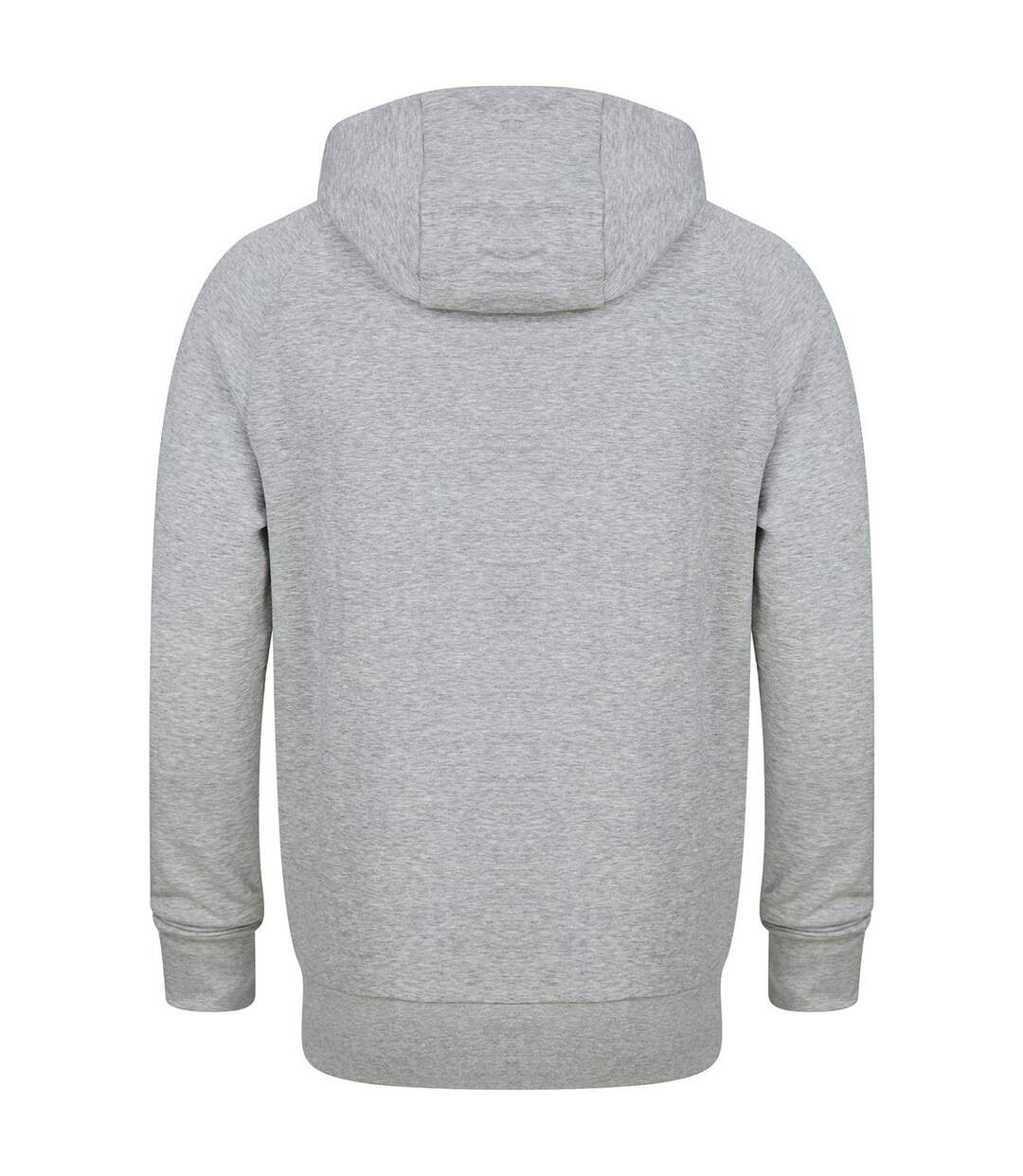 Unisex adult athleisure hoodie heather grey Tombo-2