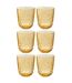 Lot de 6 Verres Réutilisables Barbra 47,3cl Jaune-2