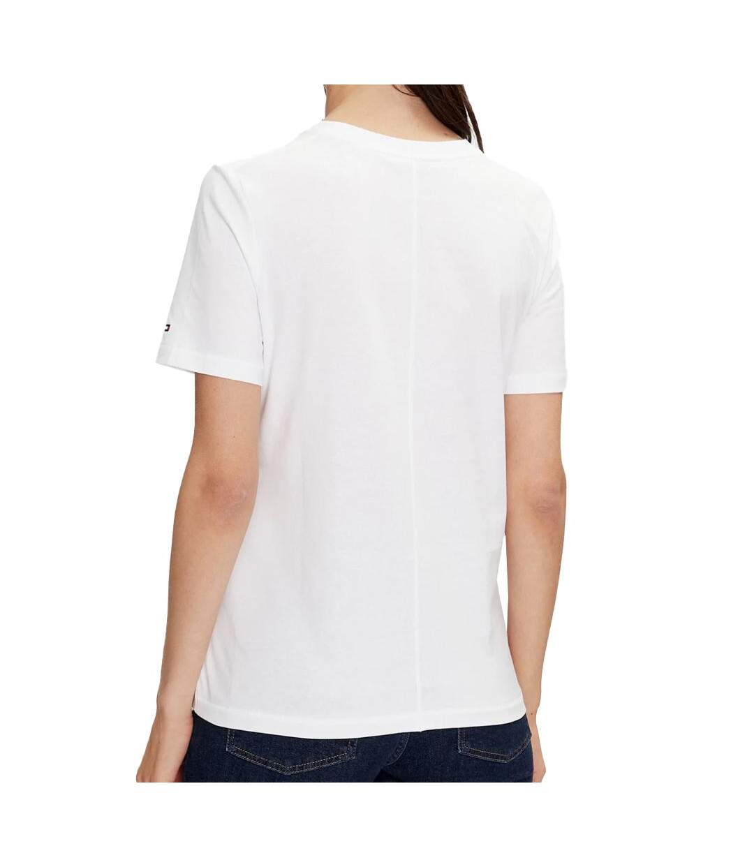 T-shirt blanc femme tommy hilfiger breezy - l-2