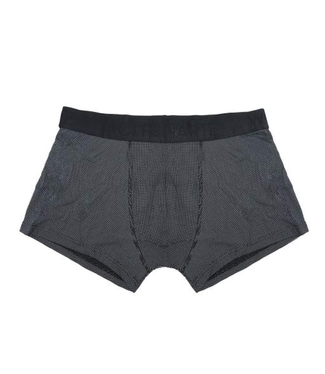 Boxers Homme Noir Wolf & Harte-4