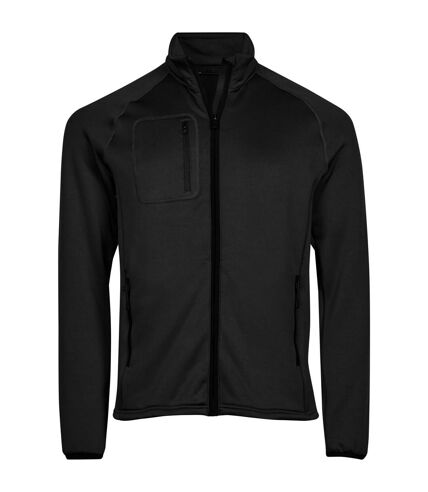 Tee Jays Mens Stretch Fleece Jacket (Black)