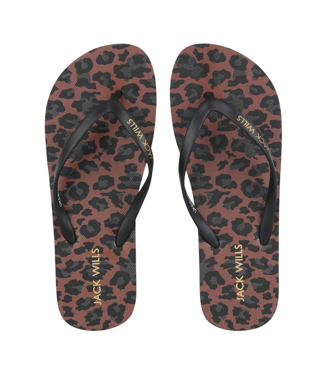 Tongs Femme Beige Noir Jack Wills-3