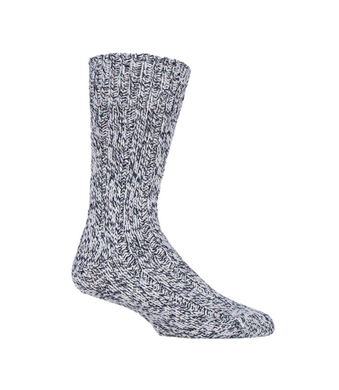 Chaussettes de Randonnée Homme Laine Tricot Épais-1