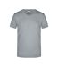 T-shirt Homme Gris Chiné James And Nicholson-1