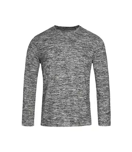 Sweat Homme Gris Foncé Chiné Stedman