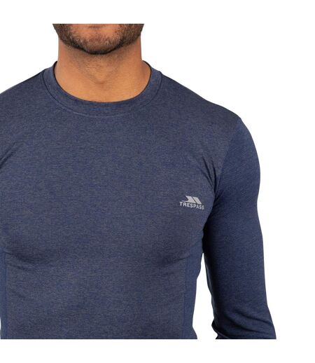 Trespass Mens Timo Long Sleeve Active Top (Navy Marl) - UTTP3573
