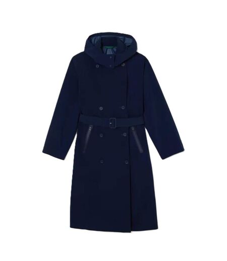 Trench Femme Bleu Marine Foncé Lacoste