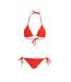 Ensemble de bikini orange femme lagon bleu vermillon-2