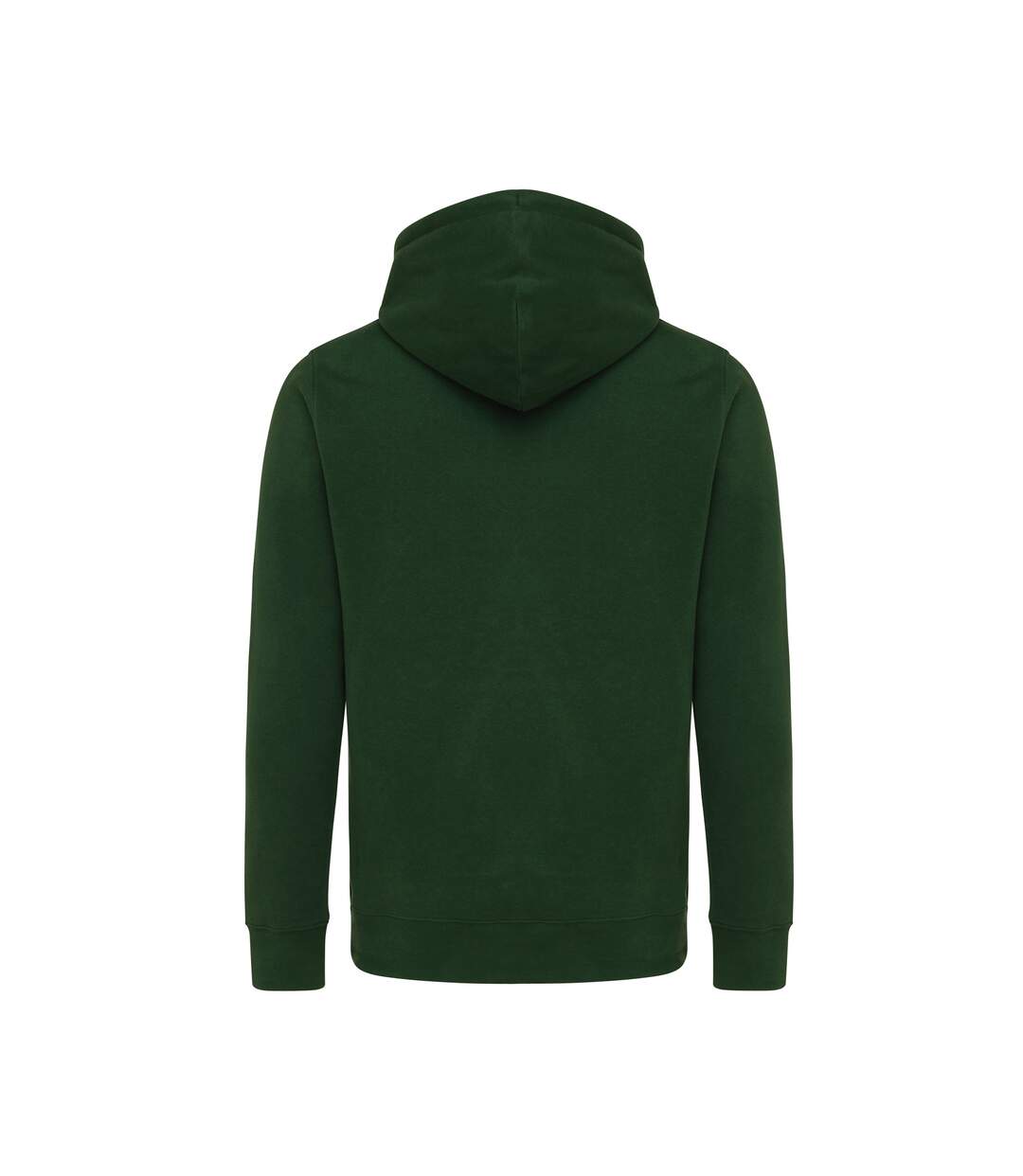 Unisex Adult Rila Recycled Cotton Lightweight Hoodie Forest Green Iqoniq-3