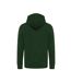Unisex Adult Rila Recycled Cotton Lightweight Hoodie Forest Green Iqoniq-3
