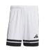 Short Squadra Homme Blanc Noir Adidas-2