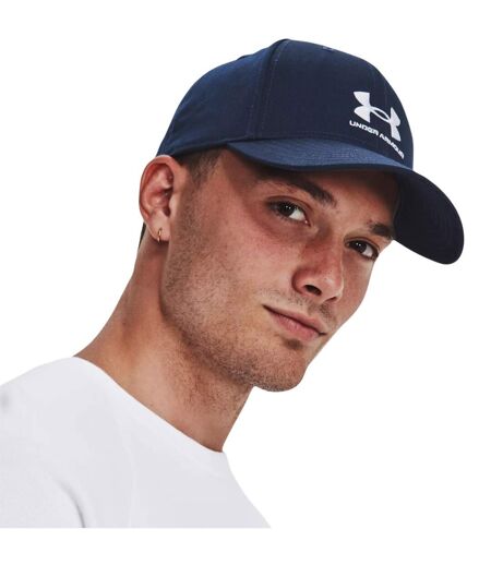 Casquette De Baseball Lockup Homme Bleu Marine Under Armour