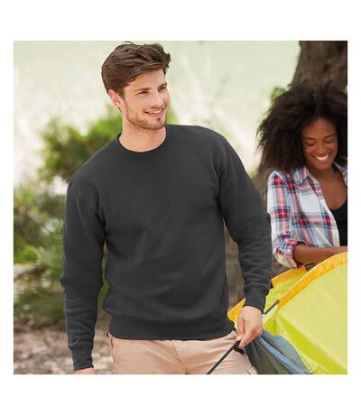 Fruit Of The Loom Unisex Premium 70/30 Set-In Sweatshirt (Charcoal) - UTRW3159