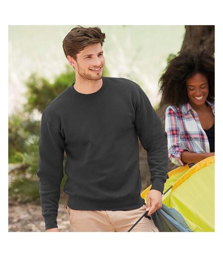 Fruit Of The Loom Unisex Premium 70/30 Set-In Sweatshirt (Charcoal) - UTRW3159