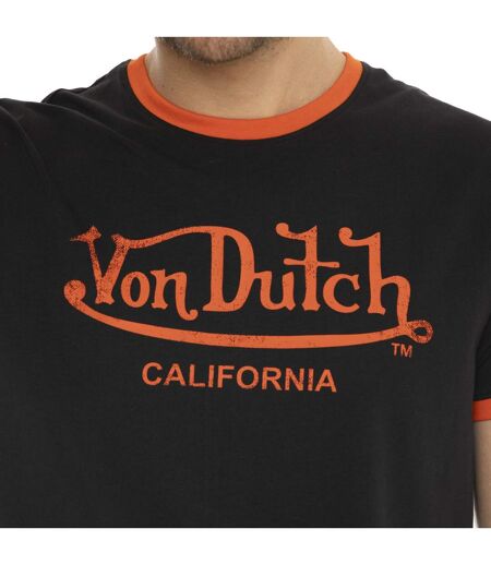 T-shirt homme col rond en coton organic stretch et bord côte Blast Vondutch