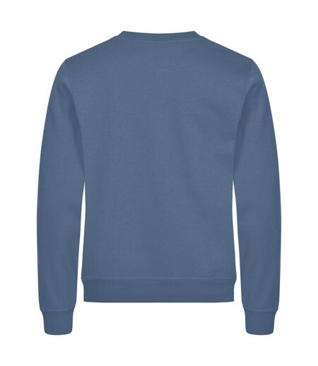Unisex Adult Miami Round Neck Sweatshirt Steel Blue Clique