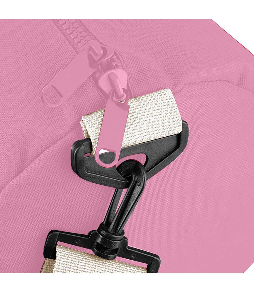 Petit Sac Polochon Taille Unique Noir Fuchsia Bagbase-2
