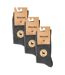 Steven - 3 Paires Homme Chaussettes Laine Alpaga Randonnée Chaudes-2