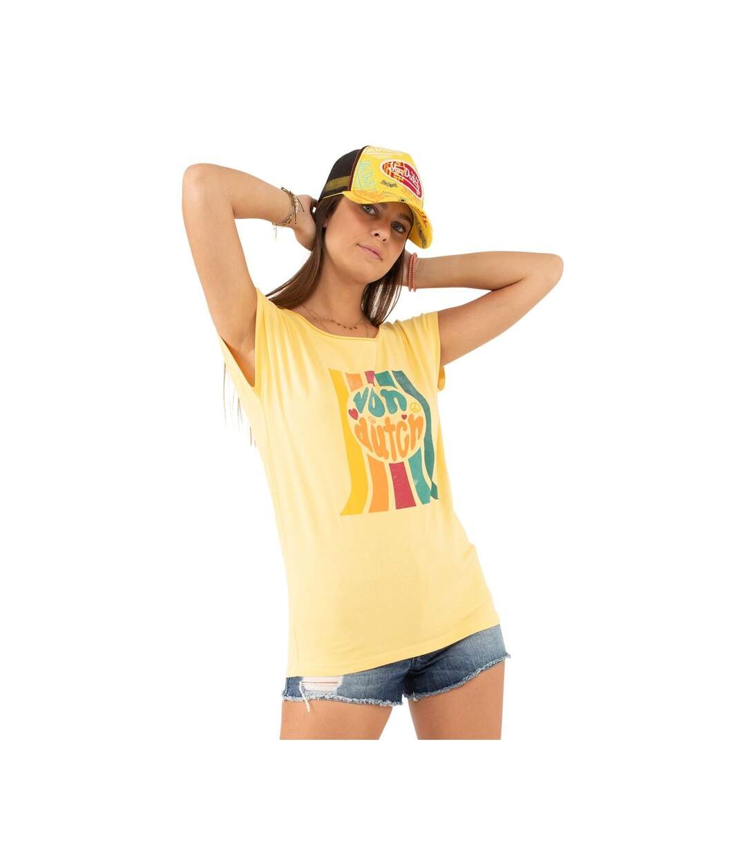 T-shirt femme en coton Nowar Vondutch-1