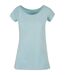 T-shirt Femme Bleu Mer Build Your Brand-1