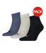 Puma Unisex Adult Quarter Training Ankle Socks (Pack of 3) (Navy/Black/Light Grey) - UTRD697-1