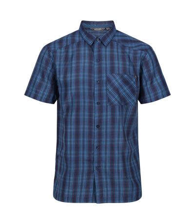 Regatta Mens Kalambo VI Checked Shirt (Dynasty Blue) - UTRG7281