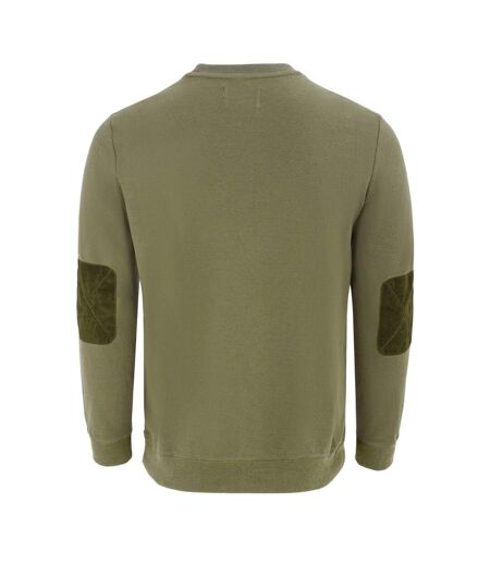 Sweat Motif/style Logo Homme Vert Kaki Howick