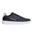 Mens Basket Stripe Leather Lace Up Trainers Desert Sky Tommy Hilfiger-1