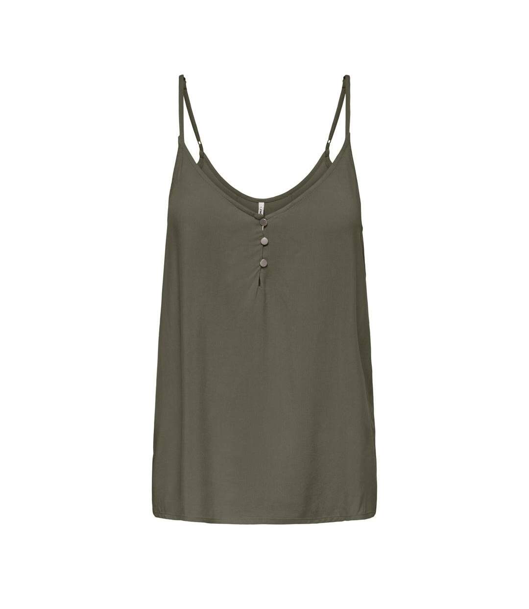 Débardeur kaki femme only selina-1